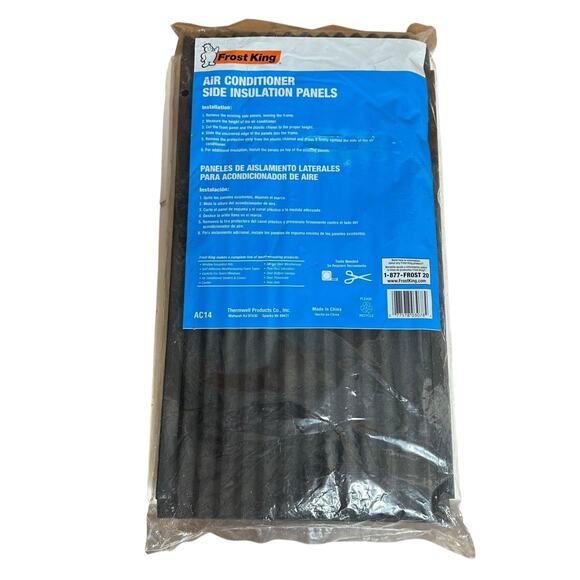 Frost King Window Air Conditioner Foam Side Insulation AC14 2-Panels 18x9x7/8” - Picture 6 of 8